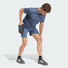Camiseta adidas Workout Essentials Seamless Masculina - Foto 4