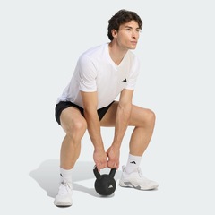 Camiseta adidas Workout Essentials Base Masculina - Foto 4