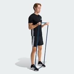 Camiseta adidas Workout Essentials Base Três Listras Masculina - Foto 4