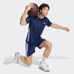Camiseta adidas Workout Essentials Base Três Listras Masculina - Foto 4