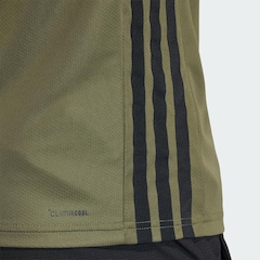 Camiseta adidas Workout Essentials Base Três Listras Masculina - Foto 6