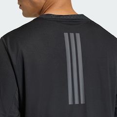 Camiseta adidas D4T PrimeLift 3-Stripes Masculina - Foto 5