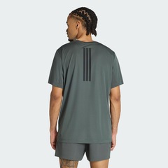 Camiseta adidas D4T PrimeLift 3-Stripes Masculina - Foto 3