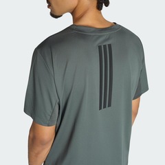 Camiseta adidas D4T PrimeLift 3-Stripes Masculina - Foto 4