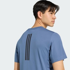 Camiseta adidas D4T PrimeLift 3-Stripes Masculina - Foto 5