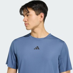 Camiseta adidas D4T PrimeLift 3-Stripes Masculina - Foto 6