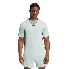 Camiseta adidas D4T PrimeLift 3-Stripes Masculina - Foto 1