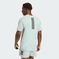 Camiseta adidas D4T PrimeLift 3-Stripes Masculina - Foto 3