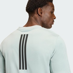 Camiseta adidas D4T PrimeLift 3-Stripes Masculina - Foto 6