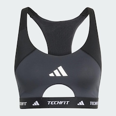 Top Suporte Médio adidas Techfit Workout Color Block Feminino - Foto 2