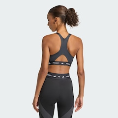 Top Suporte Médio adidas Techfit Workout Color Block Feminino - Foto 3