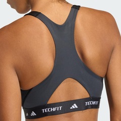 Top Suporte Médio adidas Techfit Workout Color Block Feminino - Foto 6