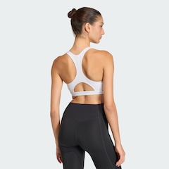Top Suporte Médio adidas Optime Essentials Workout Feminino - Foto 3