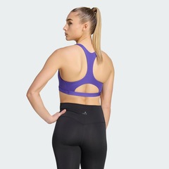 Top Suporte Médio adidas Optime Essentials Workout Feminino - Foto 3