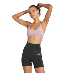 Top adidas Sustentação Leve Optime Essentials Workout Feminino - Foto 1
