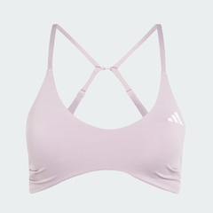 Top adidas Sustentação Leve Optime Essentials Workout Feminino - Foto 2