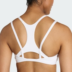 Top de suporte leve com alças finas adidas Optime Workout Feminino - Foto 5