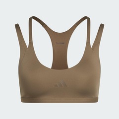 Top de suporte leve com alças finas adidas Optime Workout Feminino - Foto 2