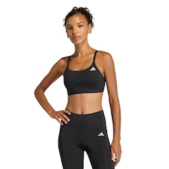Top adidas Suporte Leve Optime Essentials Workout Feminino - Foto 1