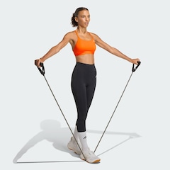Top adidas Suporte Leve Optime Essentials Workout Feminino - Foto 4