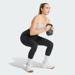 Top adidas Suporte Leve Optime Essentials Workout Feminino - Foto 4