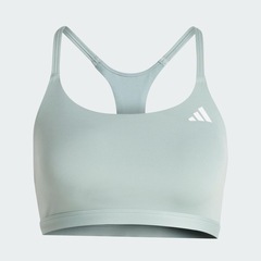 Top adidas Suporte Leve Optime Essentials Workout Feminino - Foto 2