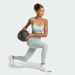 Top adidas Suporte Leve Optime Essentials Workout Feminino - Foto 4