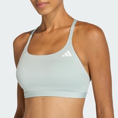 Top adidas Suporte Leve Optime Essentials Workout Feminino - Foto 5