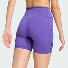 Short Legging adidas Optime Workout Três Listras Feminino - Foto 6