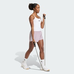 Short de Malha de Cintura Alta adidas Pacer Workout Feminino - Foto 4