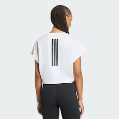 Camiseta Regata adidas Cortada Boxy Power Workout Três Listras Feminina - Foto 3