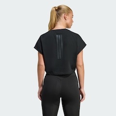 Camiseta Regata adidas Cortada Boxy Power Workout Três Listras Feminina - Foto 3