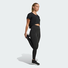 Camiseta Regata adidas Cortada Boxy Power Workout Três Listras Feminina - Foto 4