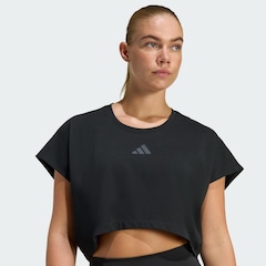 Camiseta Regata adidas Cortada Boxy Power Workout Três Listras Feminina - Foto 5