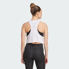 Camiseta Regata Cropped adidas Yoga Essentials Feminina - Foto 3