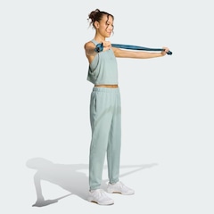 Camiseta Regata Cropped adidas Yoga Essentials Feminina - Foto 4