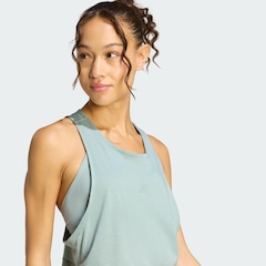 Camiseta Regata Cropped adidas Yoga Essentials Feminina - Foto 5