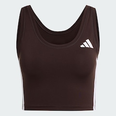 Camiseta Regata cropped com Três Listras adidas Train Essentials Feminina - Foto 2