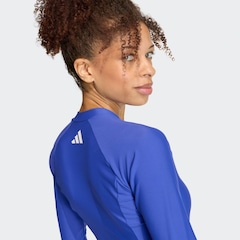 Maiô adidas Manga Longa Logotipo Feminino - Foto 6