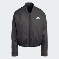 Jaqueta adidas Bomber Insulated Essentials CLIMAWARM Três Listras Feminina - Foto 2