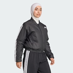 Jaqueta adidas Bomber Insulated Essentials CLIMAWARM Três Listras Feminina - Foto 4