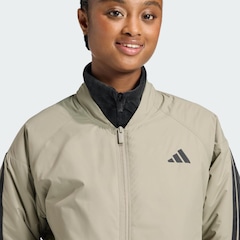 Jaqueta adidas Bomber Insulated Essentials CLIMAWARM Três Listras Feminina - Foto 5