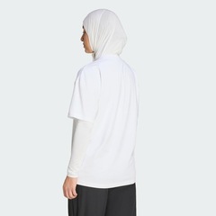 Camiseta adidas Oversized Logo Power Essentials Workout Feminino - Foto 3