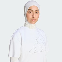 Camiseta adidas Oversized Logo Power Essentials Workout Feminino - Foto 5