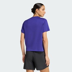 Camiseta Gola Careca adidas Workout Essentials Feminina - Foto 3