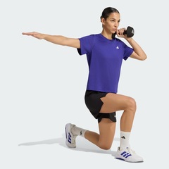 Camiseta Gola Careca adidas Workout Essentials Feminina - Foto 4