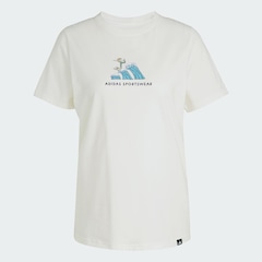 Camiseta adidas Codes Doodle Surf Feminina - Foto 1
