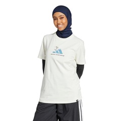 Camiseta adidas Codes Doodle Surf Feminina - Foto 2