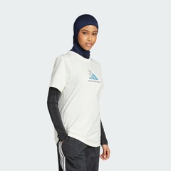 Camiseta adidas Codes Doodle Surf Feminina - Foto 4