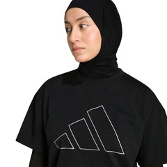 Camiseta adidas M/C Power Essentials Over Logo Feminina - Foto 5